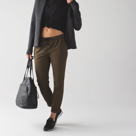 Lululemon Olive Green Pants with Pockets - Picture 10 of 14